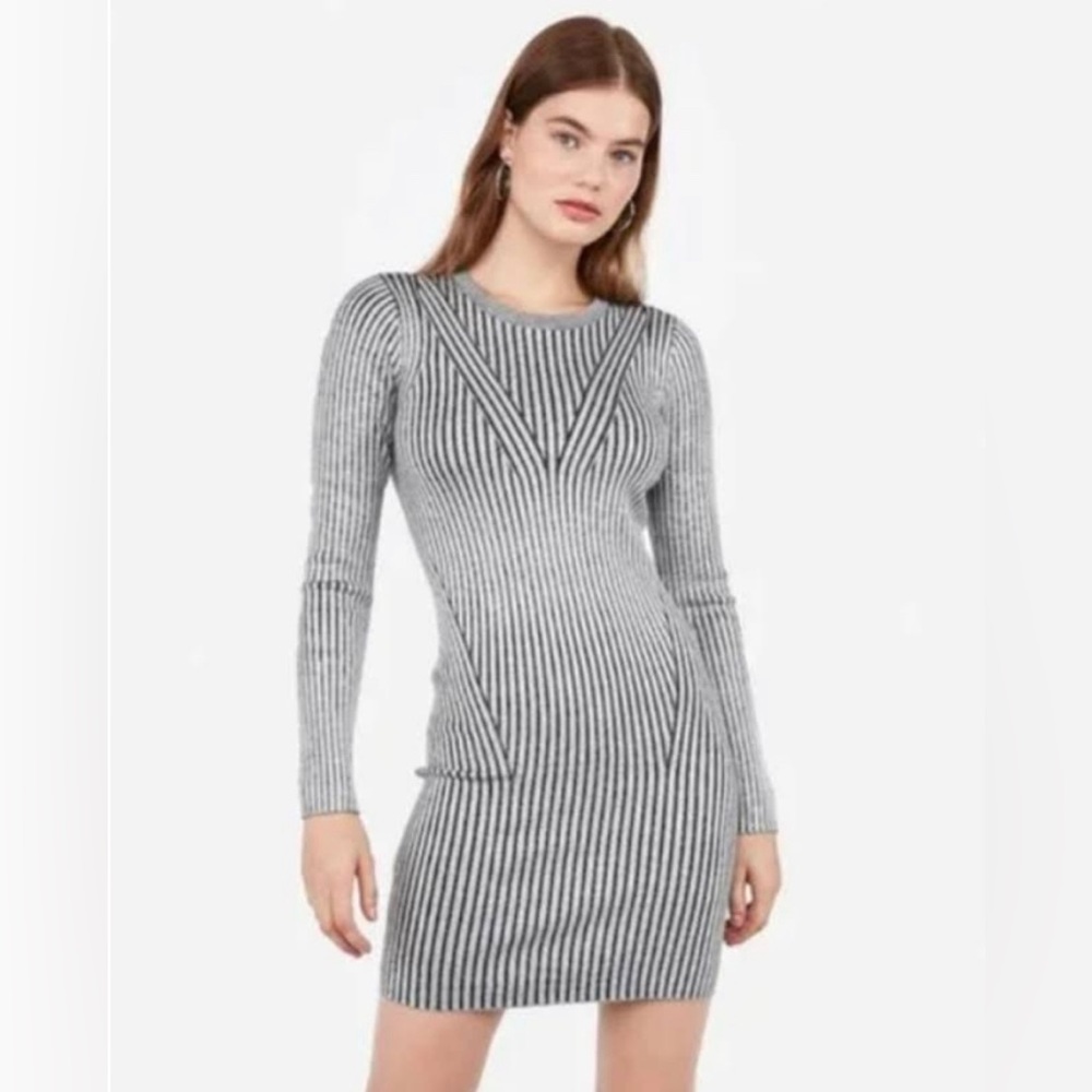 Express XS Grey Sweater Dress